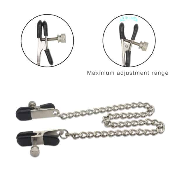 adjustable nipple clamps with chain 2