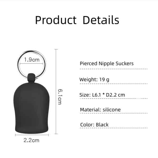 silicone nipple sucker size