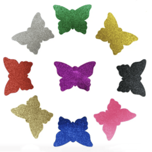 Glitter Butterfly Shape Pasties