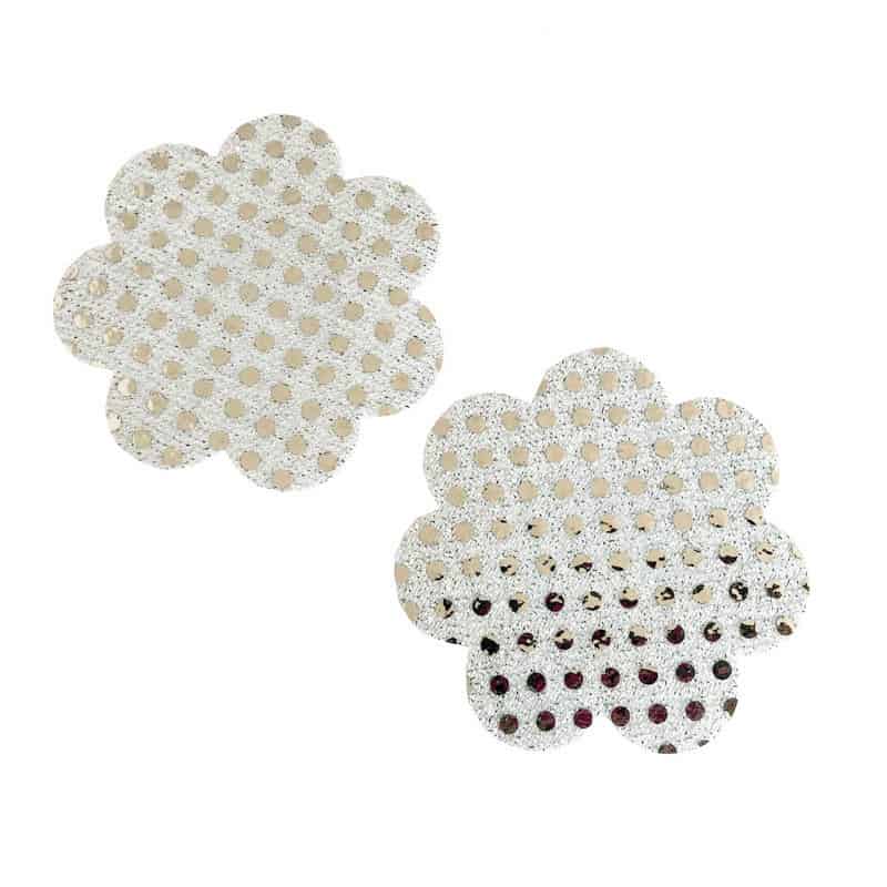 sequins fabric nipple pasties disposable self adhesive nipple cover factory