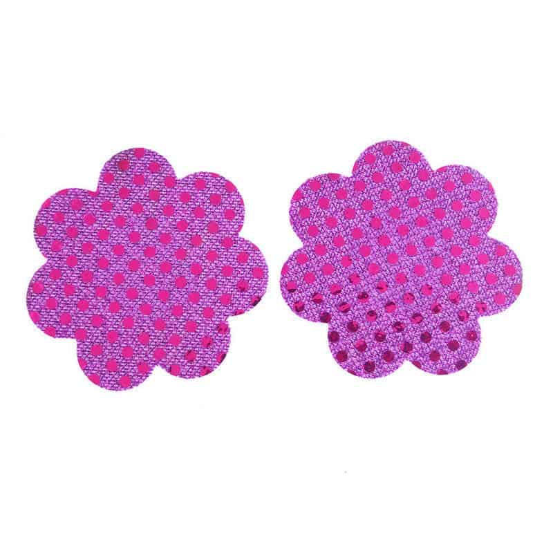 sequins fabric nipple pasties disposable self adhesive nipple cover factory